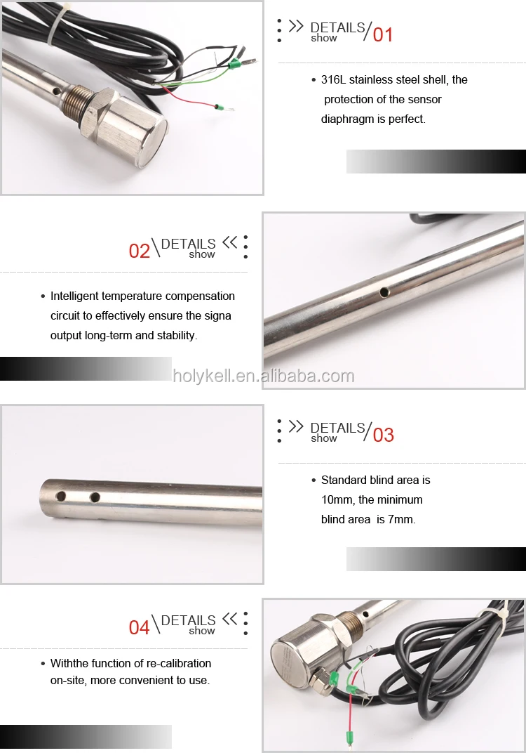 Holykell Factory Capacitive Fuel Level Sensor Aircraft Hpt621 Buy