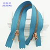 Bag accessories hardware two way close end or open end metal zipper