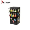 China made metal loop holder counter desktop corner display stand key ring display rack