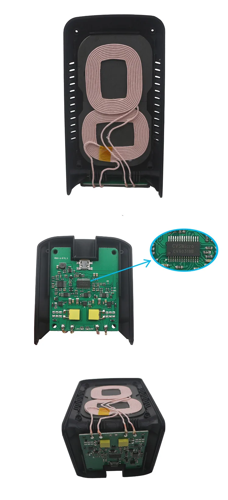 Fast Wireless Charger,Fast Wireless Charging Pad Stand for iPhone X/8/8 Plus For Samsung S9/Note 8/S8/S8 Plus