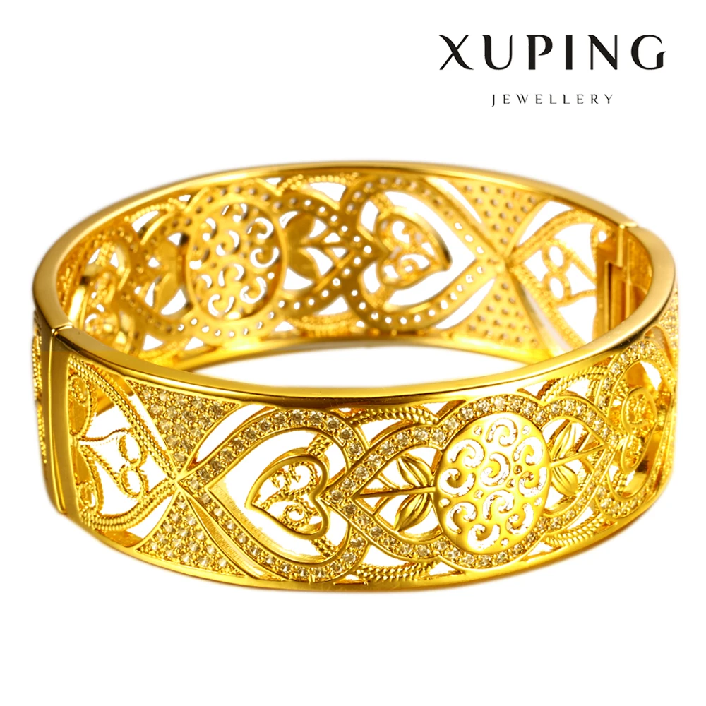 Jewelry Design Cubic Zirconia Diamond Stone 24k Dubai Gold Plated Bracelets Bangles,24k Gold