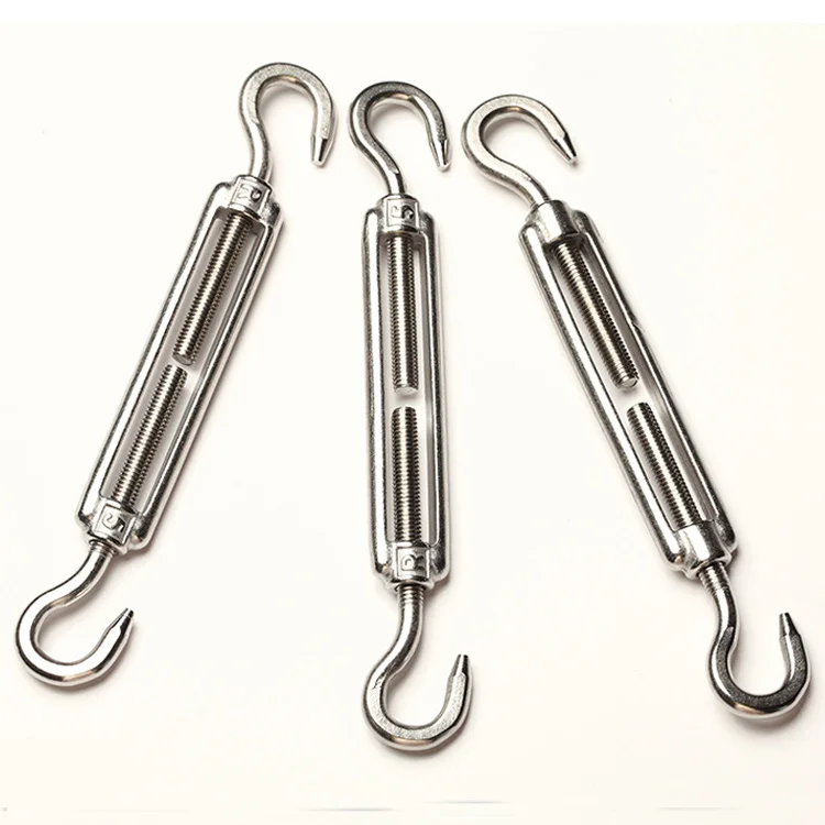 EU type stainless turnbuckle hook and hook stainless turnbuckle