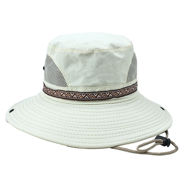 Fashion Cotton Printed Women Tweed Bucket Hat With String Buy