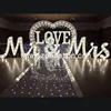 Giant party supplies Metal sign heart shape wedding arch for large wedding decoration marquee letters