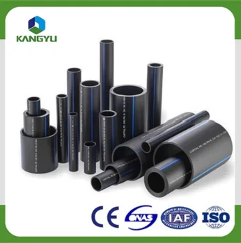 Hdpe pipe with welding strip