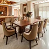 Hotel furniture modern dinning chair wooden legs dinner kitchen dining chairs