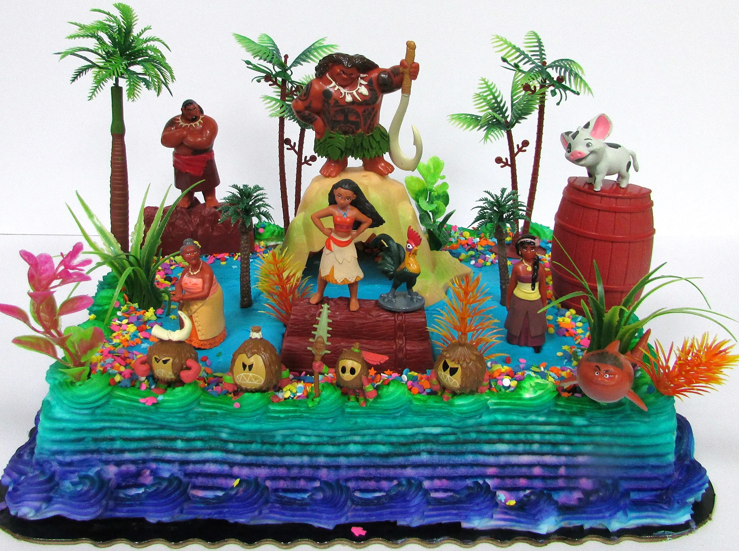 Buy Moana Tropical Themed Moana Birthday Cake Topper Set Featuring Moana Figure And Decorative Accessories In Cheap Price On Alibaba Com