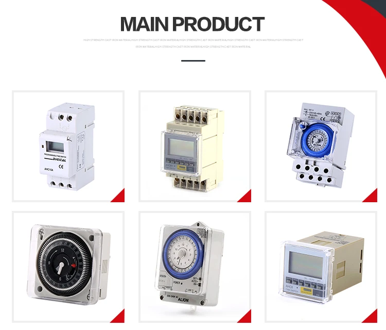 Manual Timer Mechanical Timer Switch 300 Hour Analogue Time Switch ...