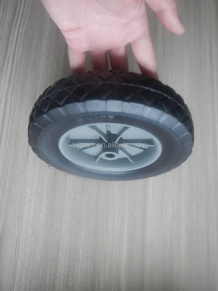 8 inch Solid Rubber Wheel for Carts/ Toys