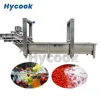 5 tons/H industrial equipment air bubble food cleaning washing machine line price for fruit and green leaf root vegetable