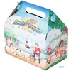 Barn-Style Custom design food grade Kids takeout meal paper box