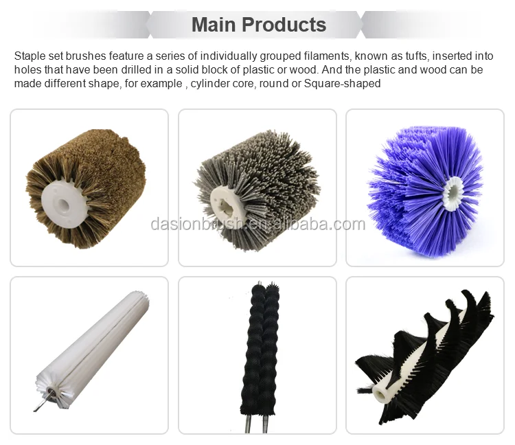 High Tensile Strength Cleaning Food Industry Rotary Brush Buy Roller