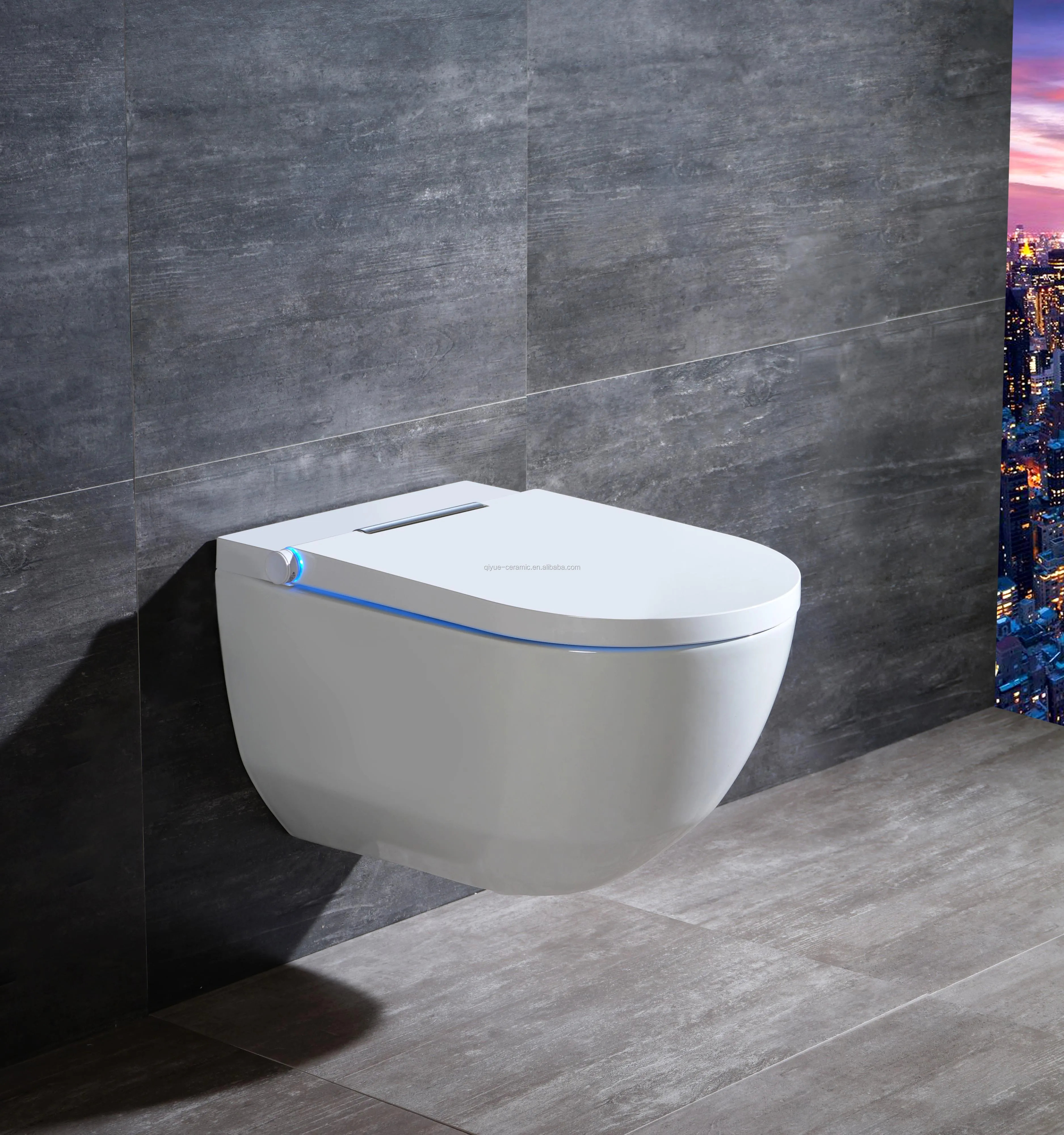 2019 New Made Wc Hanging Electronic Toilet Ceramic Wall Hung