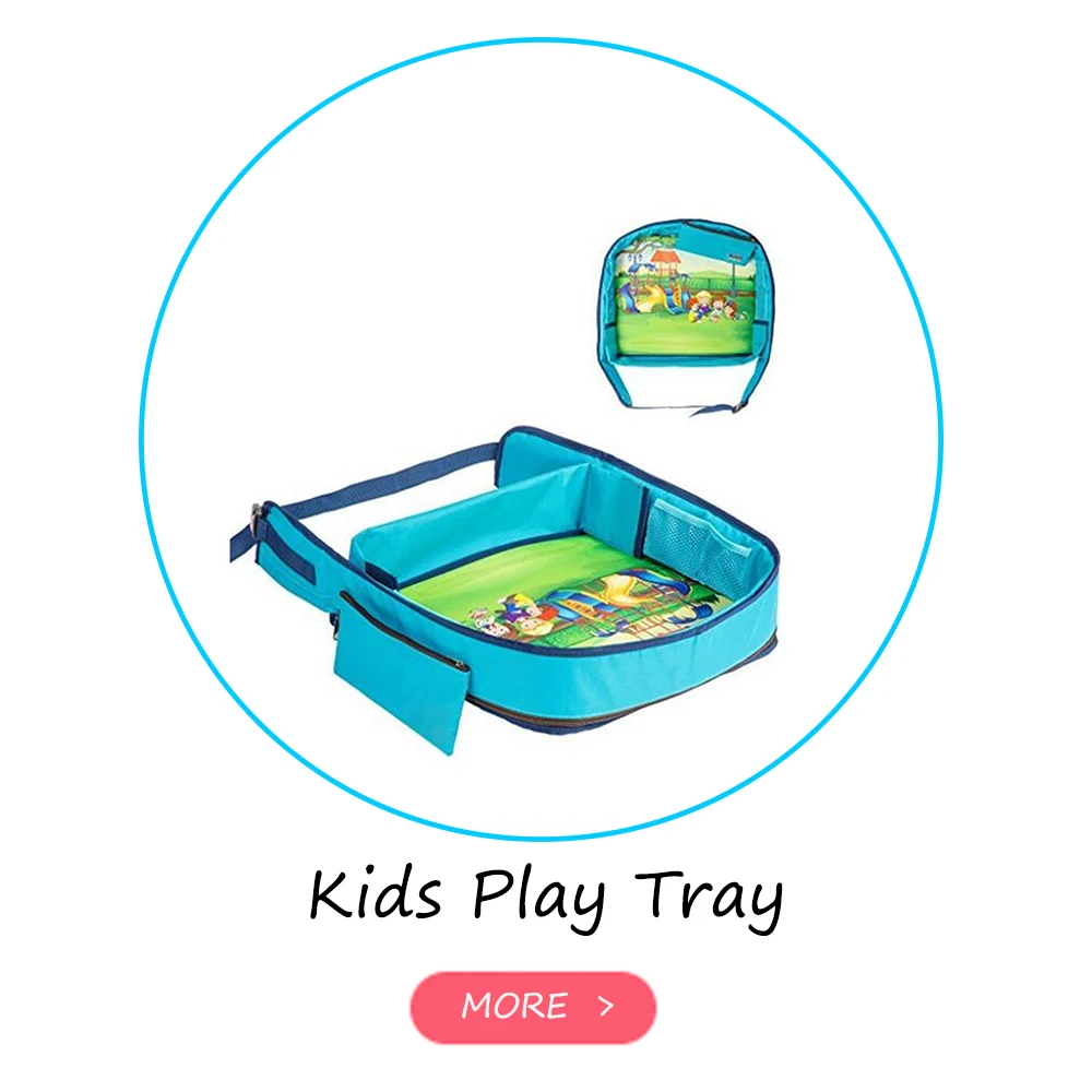 Children's Snack Tray & Play Travel Tray,Play & Learn Tray For Car Seat