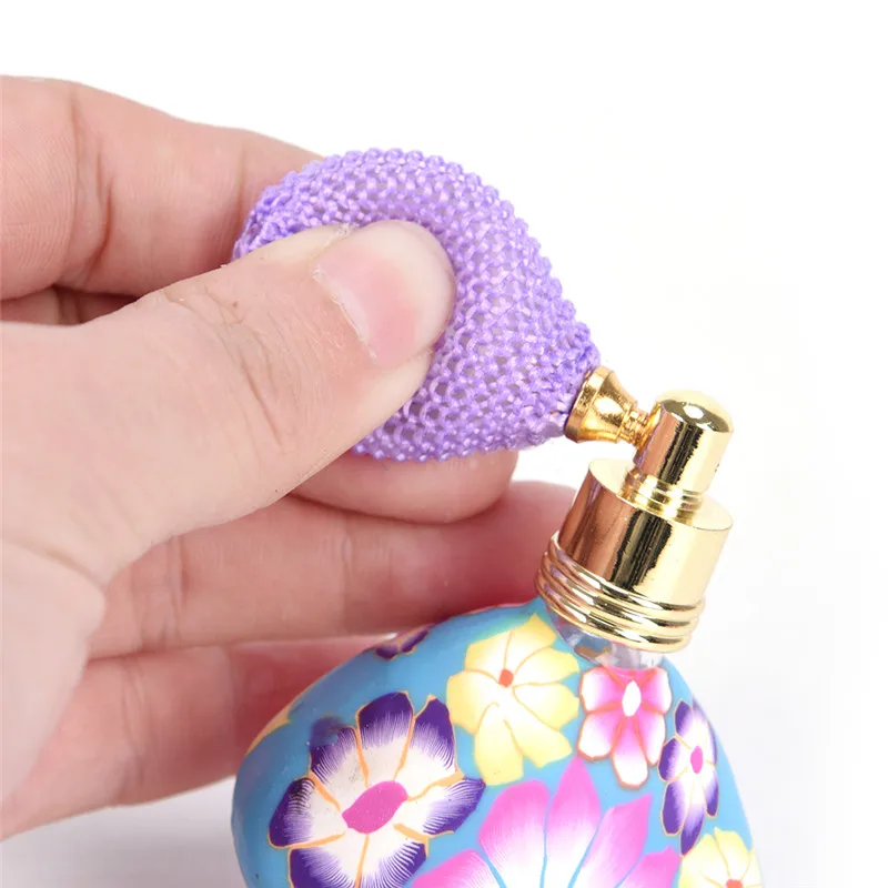 1215ml Atomizer Bulb Glass Perfume Colorful Polymer Clay Perfume