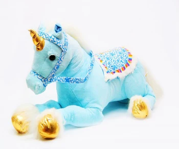 blue horse plush