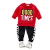 Fashion two pieces clothing sets for baby boys