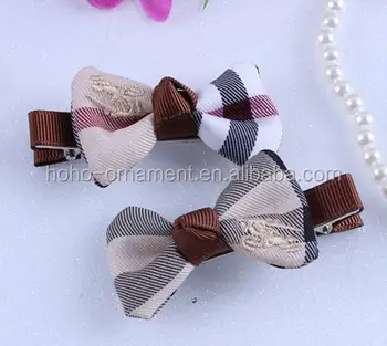 Lovely Decorative Hair Bow Metal Hair Clips Names Design Hair