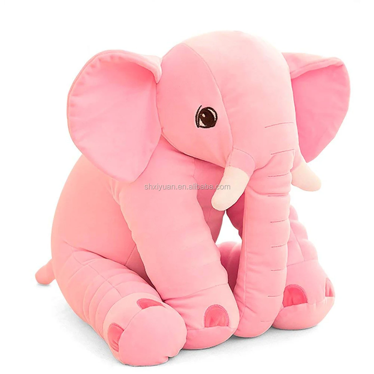 stuffed pink elephant toy