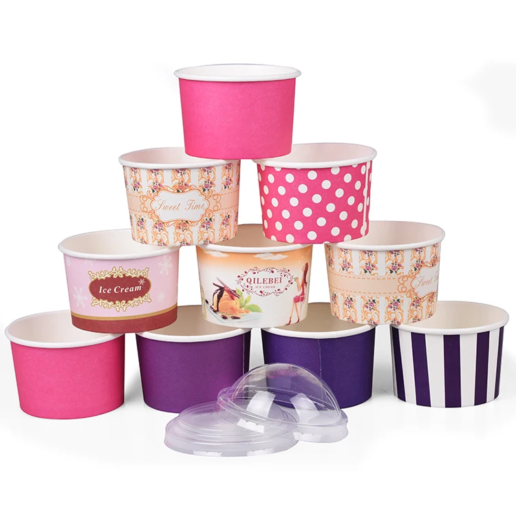 4 Oz Kraft Paper Ice Cream Mini Cup For Icecream Buy Kraft Paper Ice