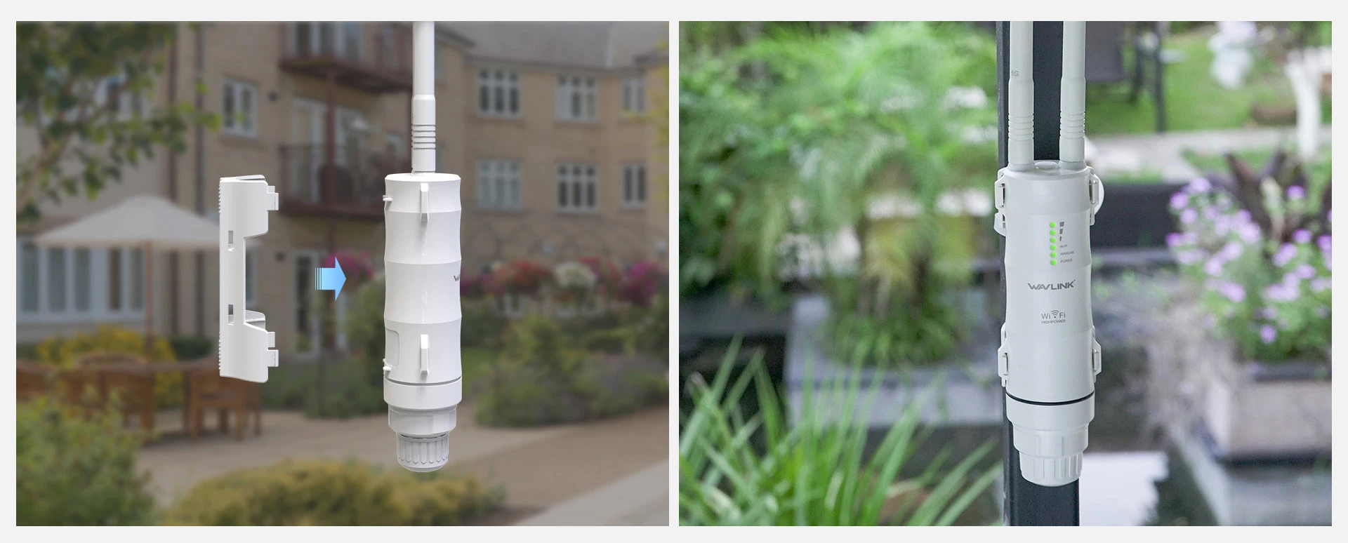 Outdoor Wifi Extender,High Power Ac600 Dual Band Outdoor Wireless