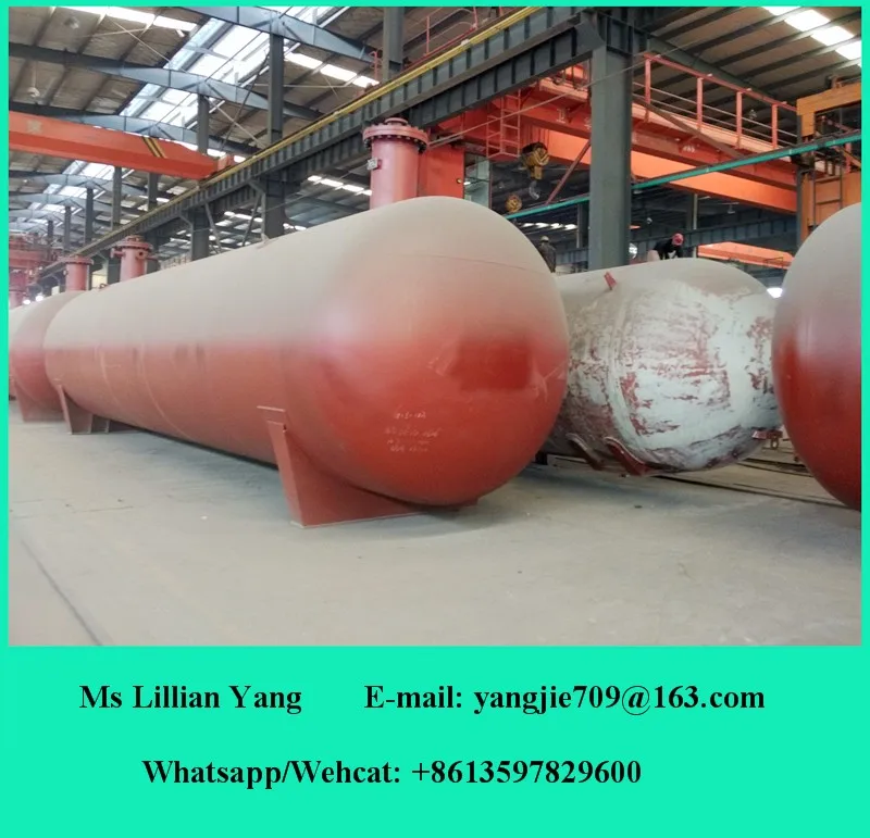 Iso Asme Standard Lpg Gas Tank Capacity 5m3 To 200m3 2 Tons To 100tons