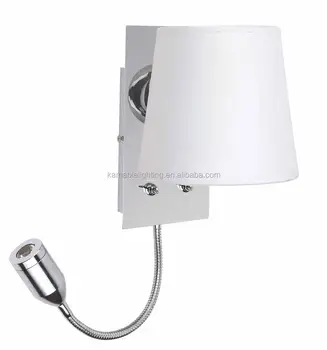 Witte Stoffen Kap Nachtkastje Hotel Wandlamp/wandlamp Met ... Witte Stoffen Kap Nachtkastje Hotel Wandlamp/wandlamp Met ...