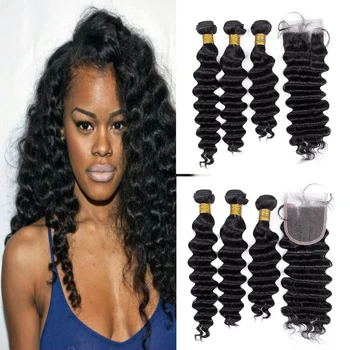 Soft And Beauty 16 18 20 Inches Virgin Deep Wave Brazilian