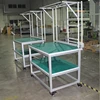 Pipe racking system for trolley with four wheels