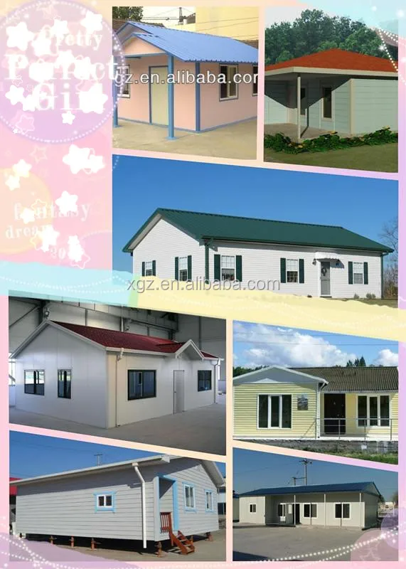high quality modernized cheap House Use and Steel Material luxury prefab house