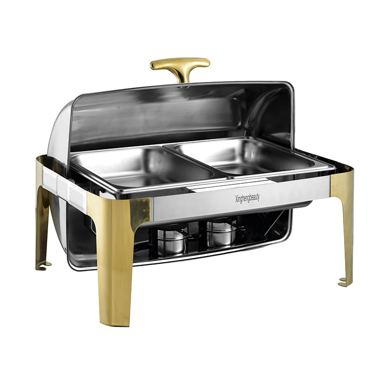 rectangular buffet stove