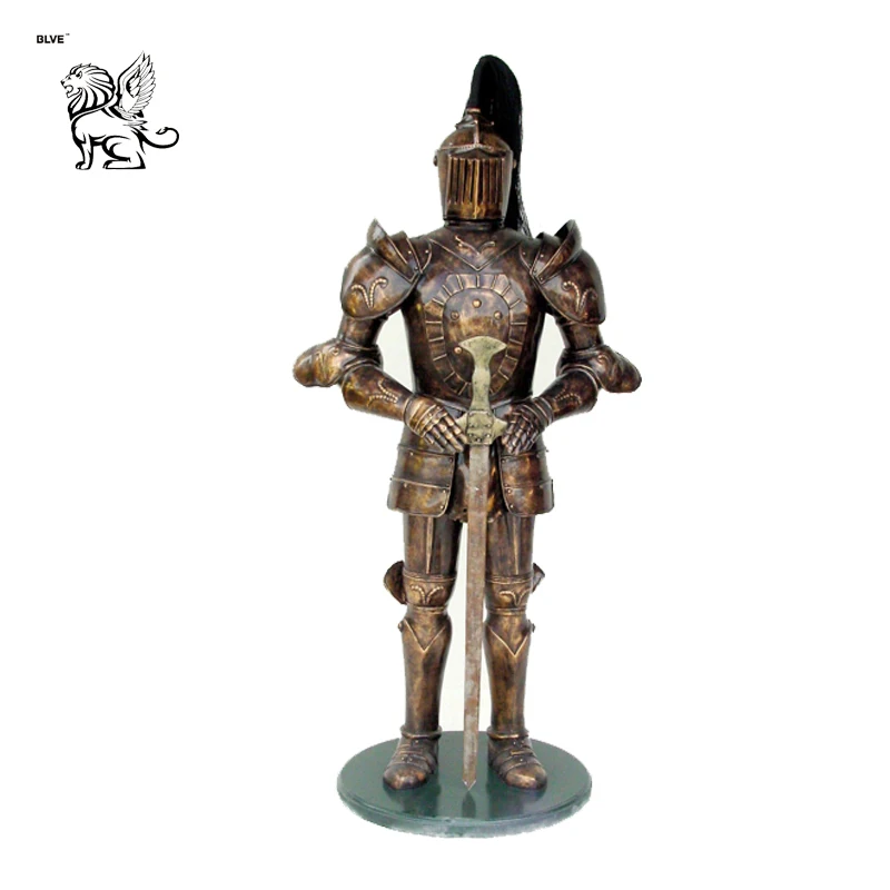 High Quality Hand Made Casted Life Size Knight Statues For Outdoor Garden Park Hotel Villa
