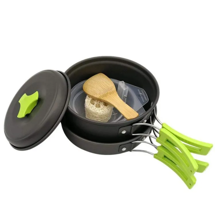 Lightweight Portable Nonstick Cookware Set Camping Cookware 2 Person