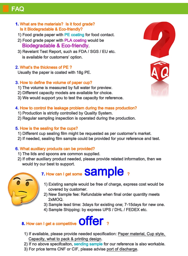 ice cream paper cup with lid