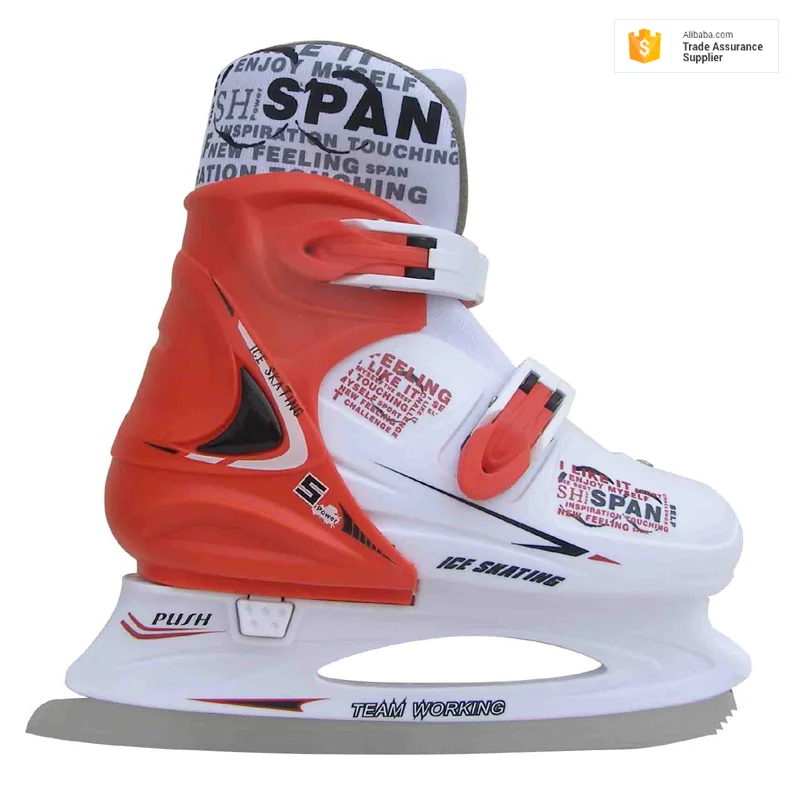 Wholesale Adjustable Size Ice Skating Shoes Impact Resistance Pp Hard