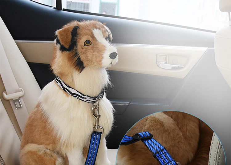 Custom Adjustable Dog Pet Seat Safety Belt For Car Vehicle