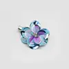 Flower Sequin Patch Beak Clip with rhinestone