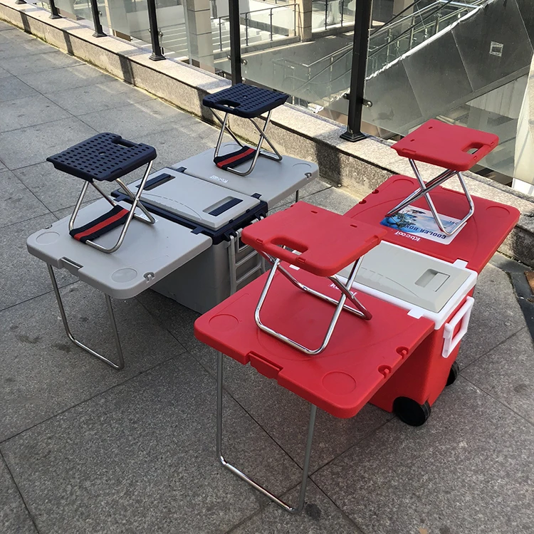 Factory Oem 28l Foldable Table Multifunction Picnic Camping Cooler Box With Table Buy Cooler