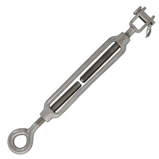 Stainless Steel Turnbuckle Jaw & Jaw Open Body Wire Rope Fittings
