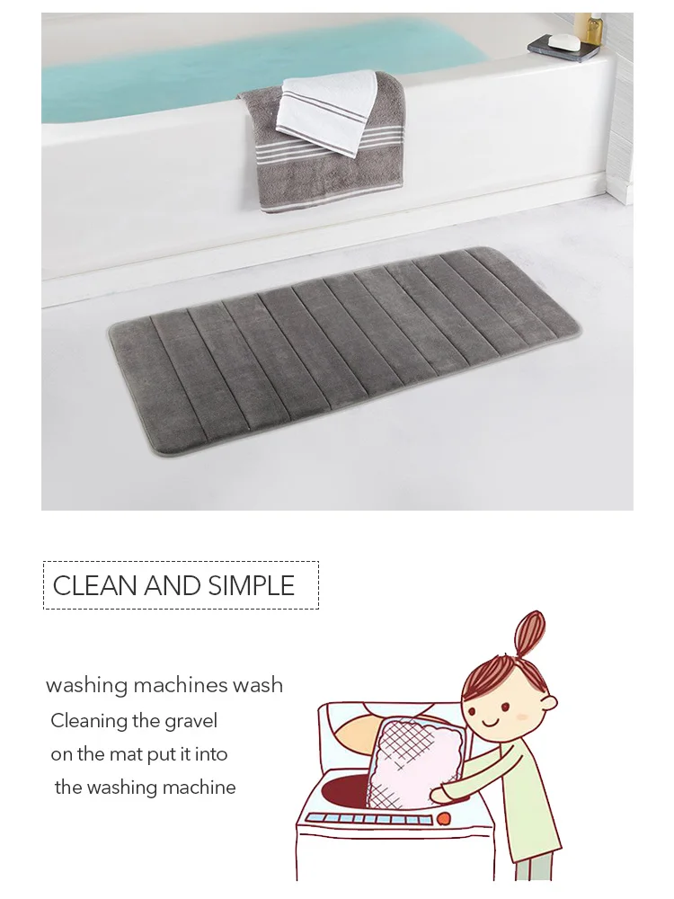 non-slip custom bath mat