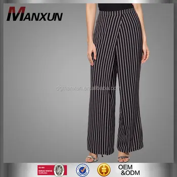 striped palazzo pants plus size