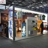 Extrusion custom booth display stand modular garment exhibition display system