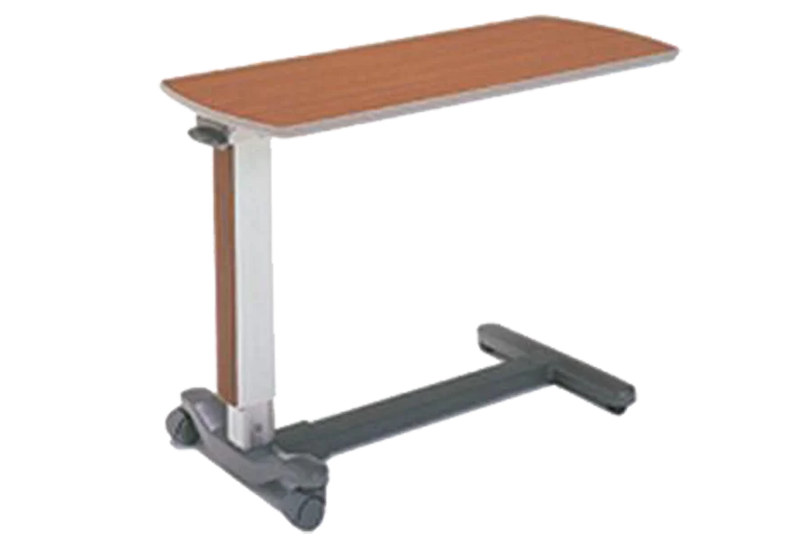 Hospital bed mate portable table food serving trolley stainless steel medical mayo trolley