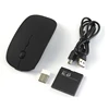 Rechargeable Li-ion appled shaped slim wireless mouse