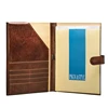 A4 Leather Document Case Ideal Accessory Brown Business Meeting Folder