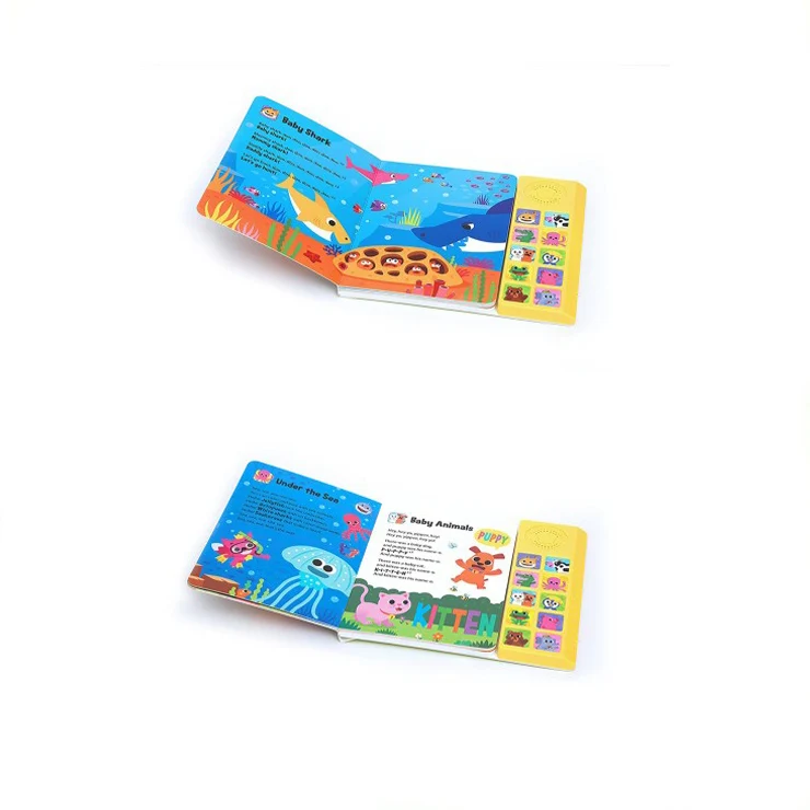 Low Price Children Animal Sound Book Hardcover Voice Learning Book