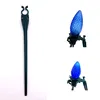 Green outdoor stakes string light clips