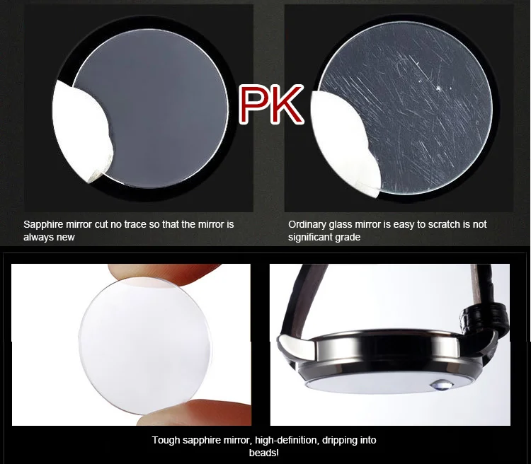 Automatic mechanical watch Fashion stainless steel watch waterproof multifunctional business men's watch