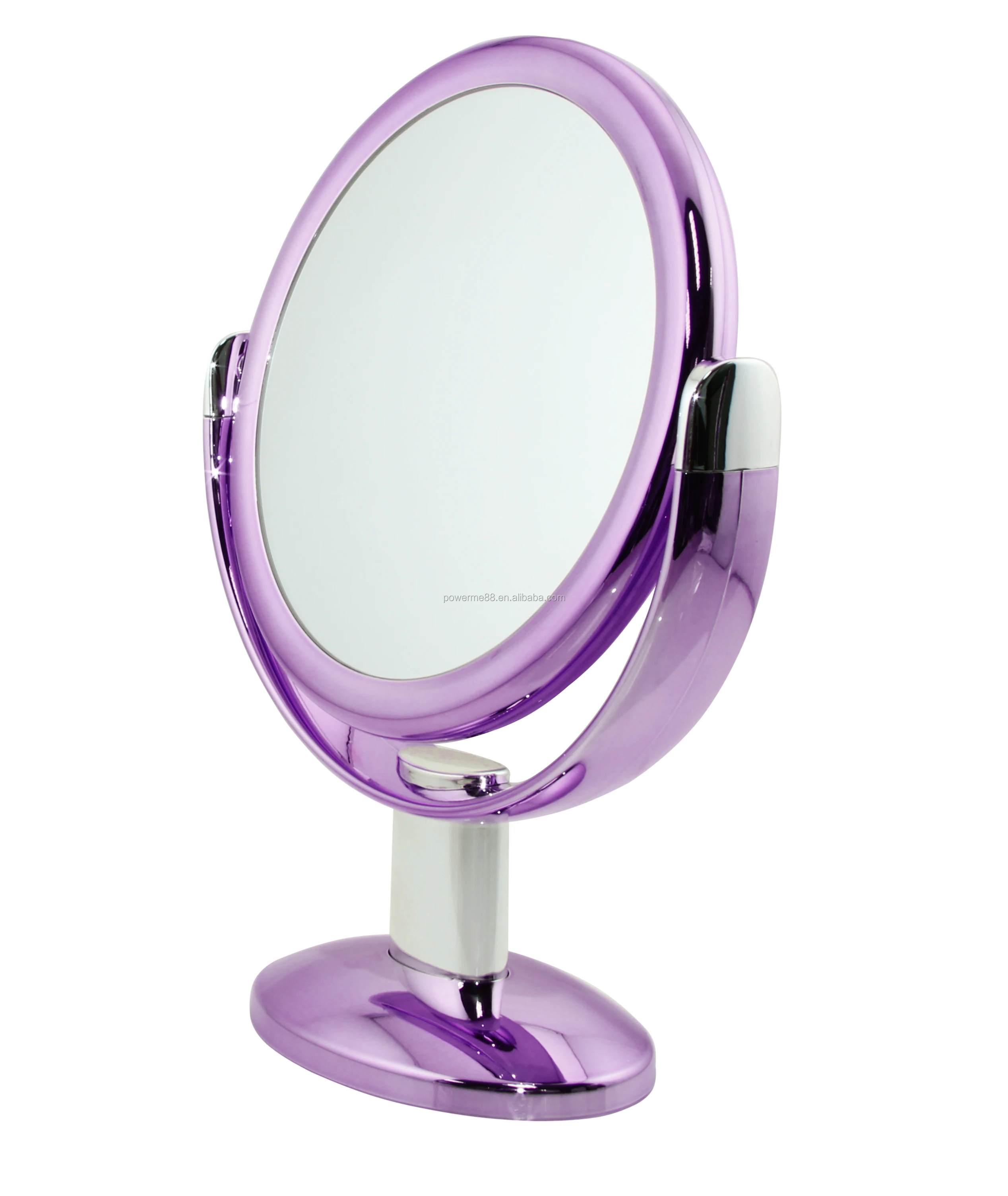 Fashion Fancy Tabletop Plastic Vanity Mirror Desktop Makeup Mirror 