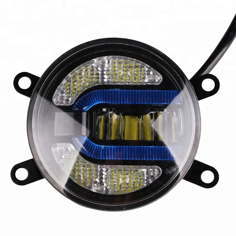 Emark approval hot sale Auto 3.5 inch 90mm LED Fog Light With DRL